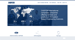 Desktop Screenshot of cadfem-international.com